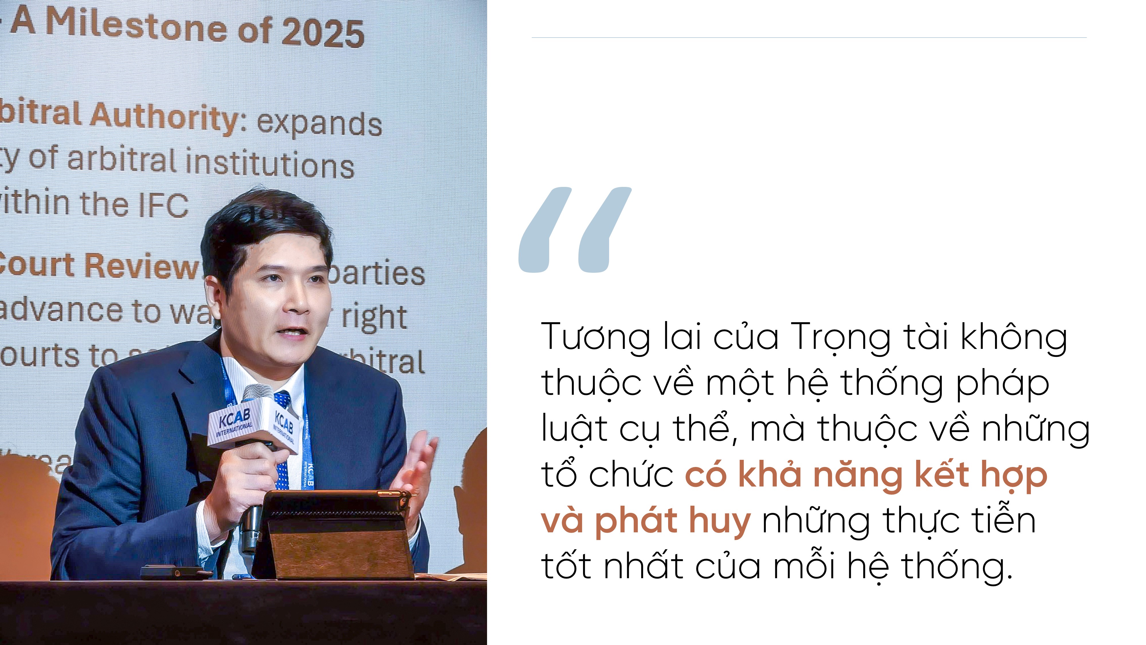 Seoul ADR Festival 2025: Tổng Thư ký VIAC Vũ Ánh Dương chia sẻ về một số quy định và chính sách mới về trọng tài tại Việt Nam